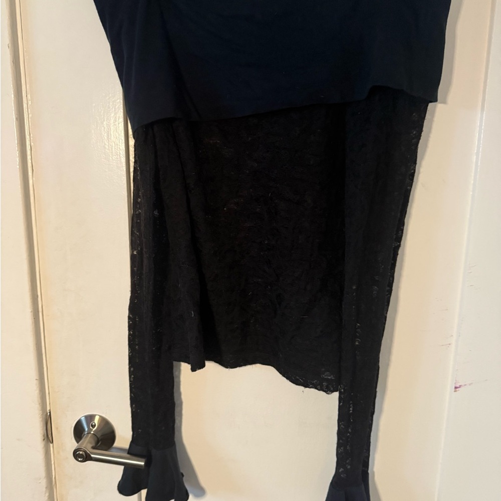 Elegant Black Lace Dress